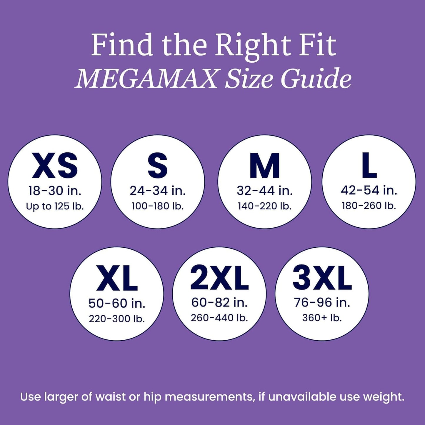 NorthShore MegaMax Adult Overnight Diapers, 12-Hour Tab-Style, X-Small, 4 Count Starter Pack, White, 18-30 inches, Unisex Incontinence Underwear