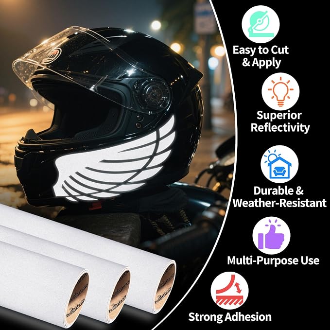 TECKWRAP White Reflective Chrome Adhesive Vinyl Flashlight Sensitive Vinyl