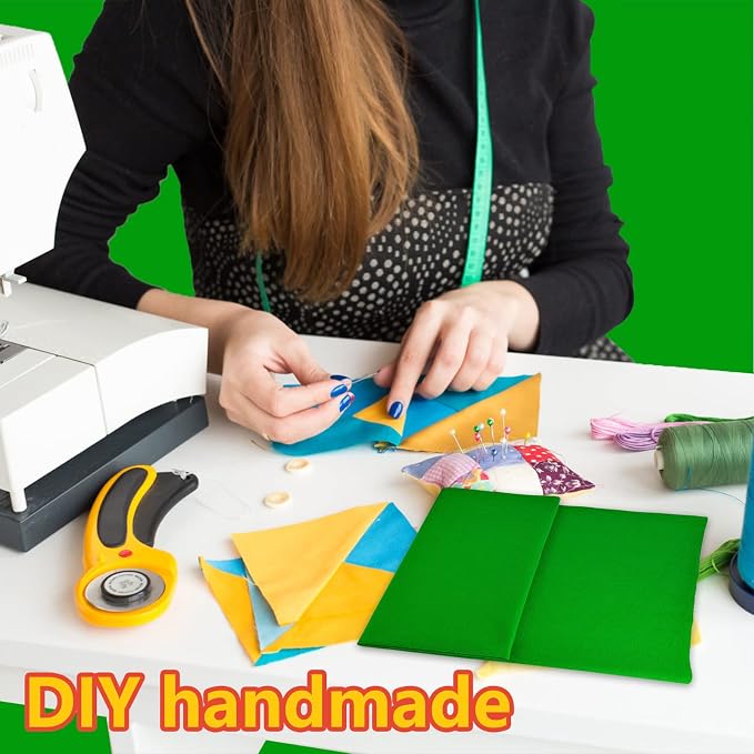Jtnohx Color Felt, 1 Square Yard Felt Fabric, 1.4mm Thickness Flexible Craft