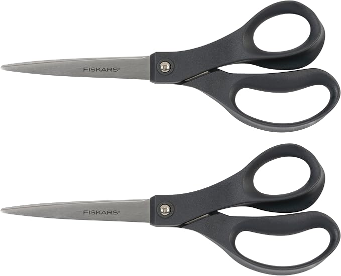 Fiskars 8" Everyday Stainless Steel All Purpose Scissors