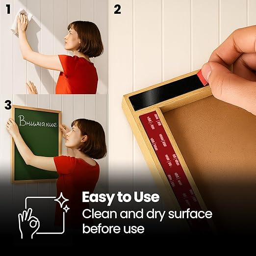 Double Sided Heavy Duty Tape, 16.4 FT × 0.25 in Mounting Adhesive Foam Tape
