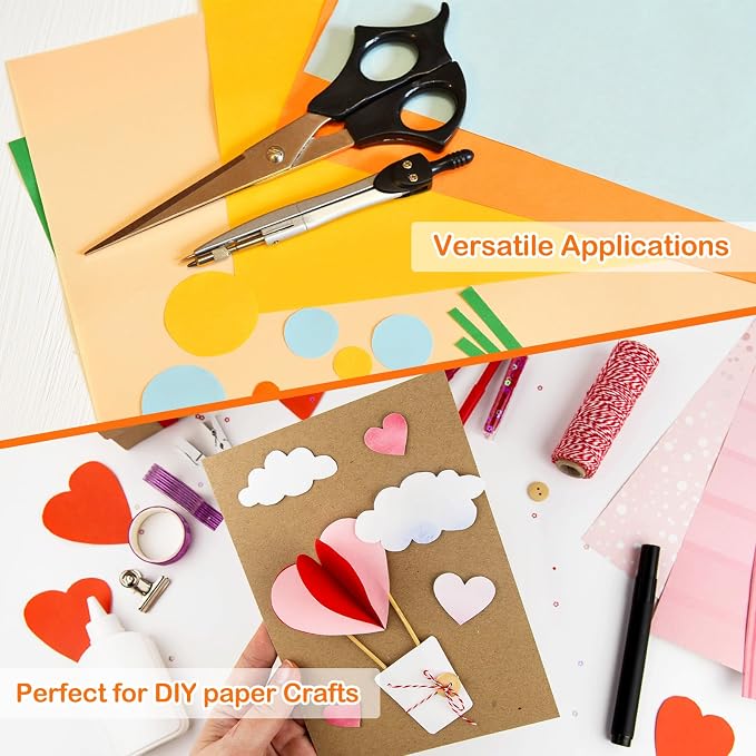 Pangda 100 Pcs White Foam Printing Plates, Foam Sheets Crafts Color Craft Board