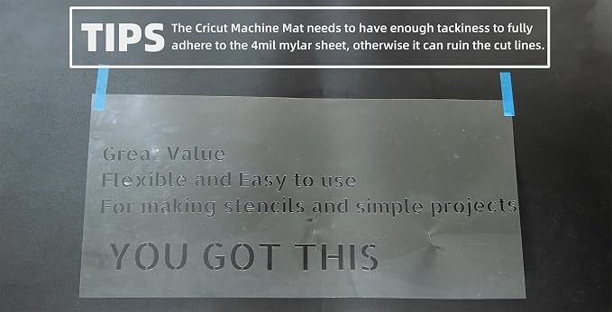 20PCS 4 Mil 12 X 24 Inch Clear Plastic Sheets, Blank Mylar Stencil Sheets