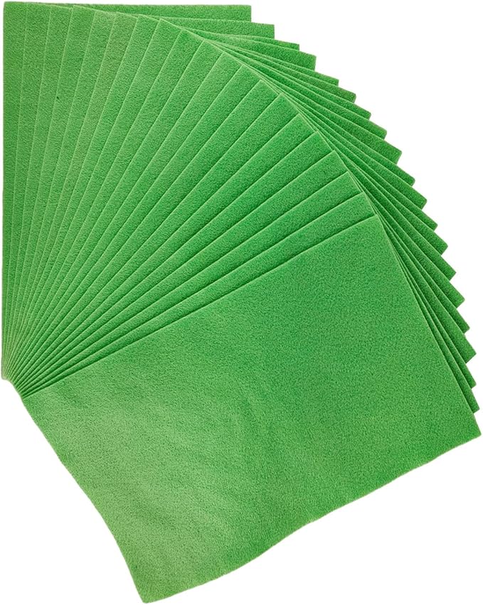 Jtnohx Color Felt, Soft Felt Sheets, 1.4mm Thick 8"x12" Handicraft Felt Fabrics