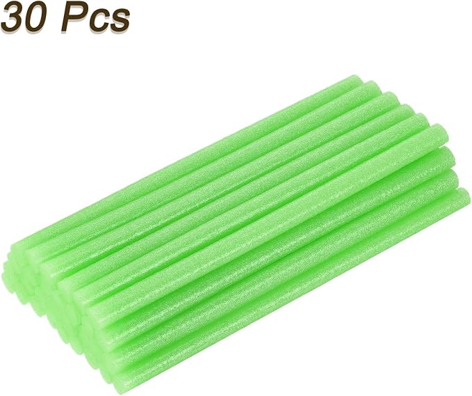 uxcell 30pcs Full Size Hot Glue Gun Sticks 8-inch x 0.43-inch High Sticky Large