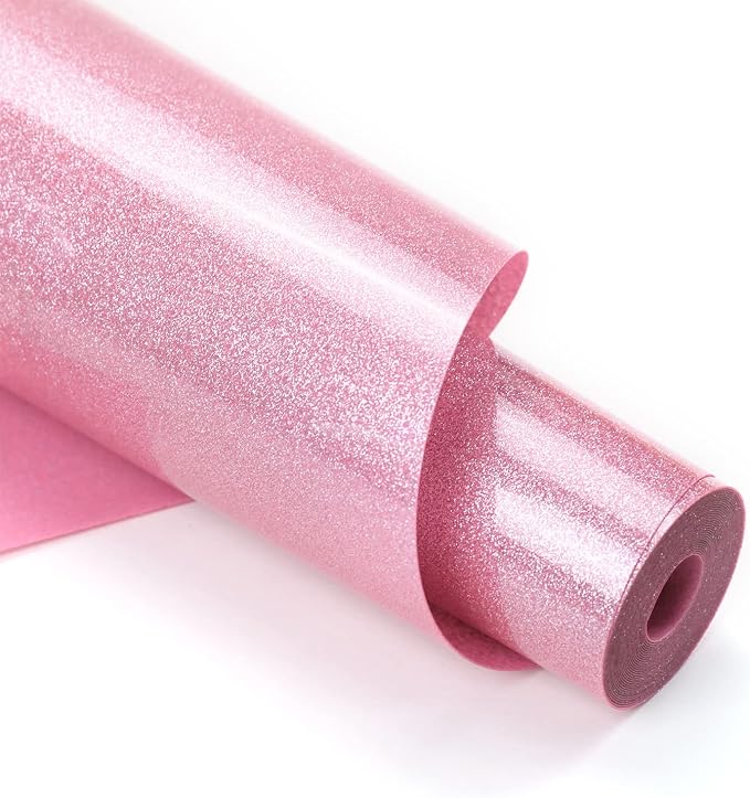 HTVRONT Glitter HTV, Easy-Weed for Craft Design