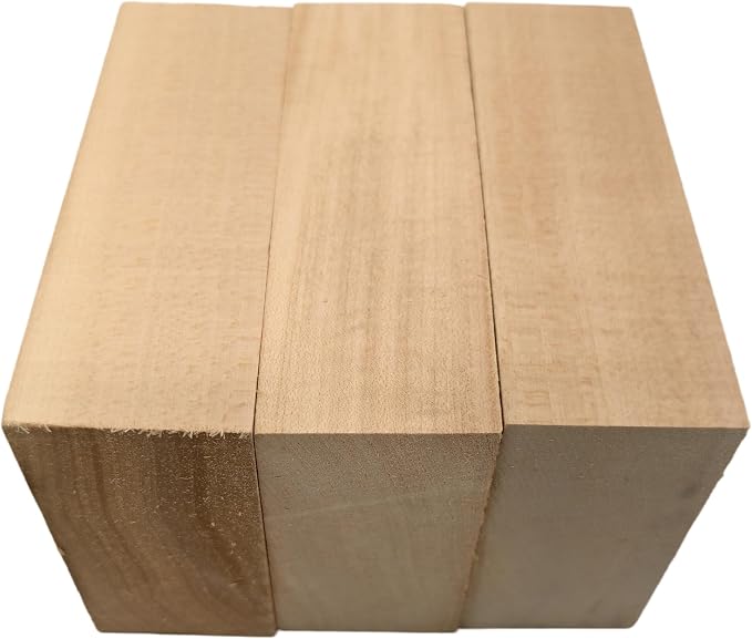 3PCS Basswood Carving Blocks, Whittling Wood Carving Kit, Unfinished Wooden