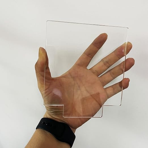 Acrylic Sheet Clear Cast for LED Light Base | Square Blanks DIY Laser Cutting