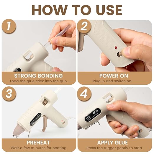 ADHES 0.27" x 4" Hot Melt Glue Gun Sticks 40W