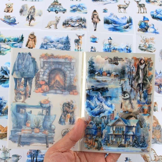 Winter Pre-Cut Journal Sticker Book