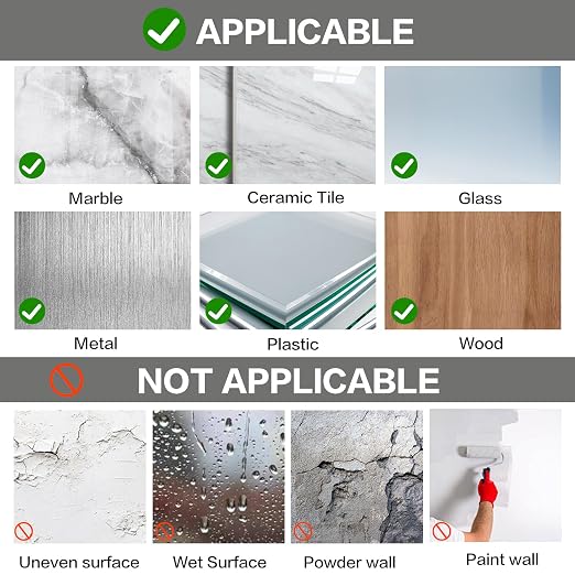 48PCS Nano Double Sided Adhesive Pads, Waterproof No Damage Removable Heavy