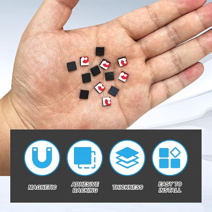 Small Magnets with Sticky Adheisve Backing