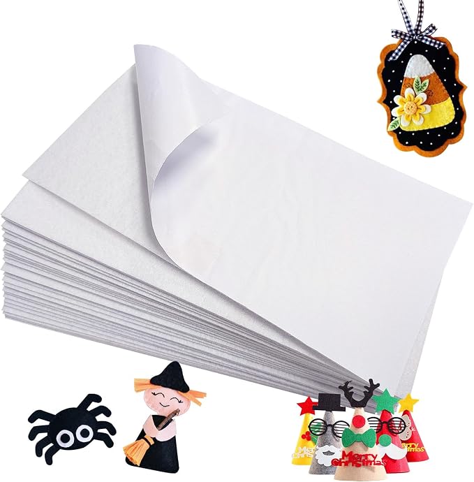 Jtnohx Self Adhesive Felt Sheets, Sticky Fabric Square
