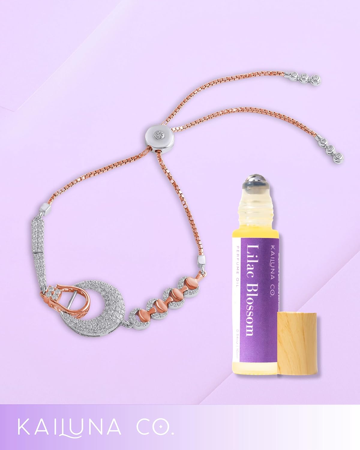Lilac Blossom Delicious Pure Essential and Fragrance Oil Perfume Roll On with Organic Jojoba Oil, Alcohol Free, Small-Batch, Made in California, 0.34 Fl Oz