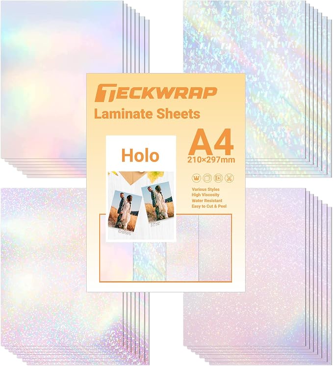 TECKWRAP Holographic Laminate Sheets