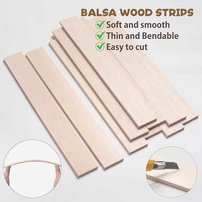 Balsa Wood Sticks, Wooden Sticks
