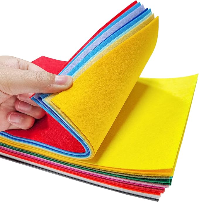 Jtnohx Stiff Felt Sheets, Craft Felt Square