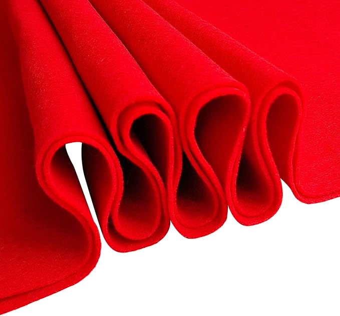 Jtnohx Color Felt, 1 Square Yard Felt Fabric, 1.4mm Thickness Flexible Craft