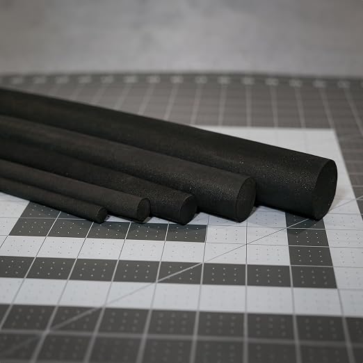 EVA Foam Dowels – Round Dowels Sold in 5 Sizes
