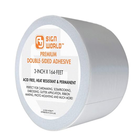 Best 3" Ultra-Thin Permanent Double-Sided Tape