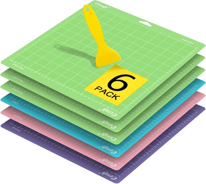 Ecraft 12x12 Cutting Mat 6-Pack Compatible