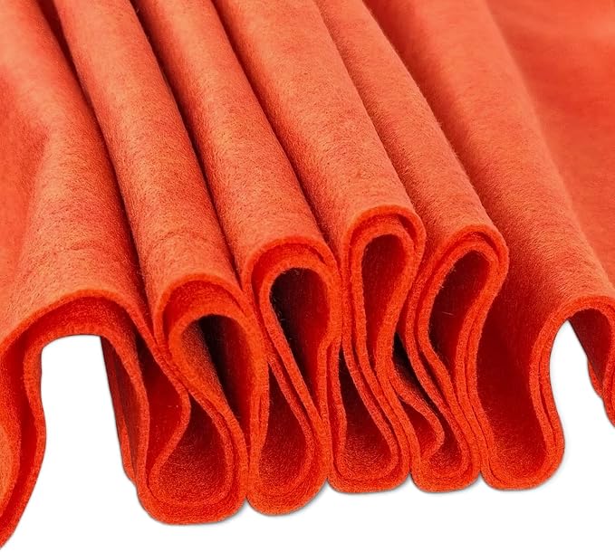 Jtnohx Color Felt, 1 Square Yard Felt Fabric, 1.4mm Thickness Flexible Craft