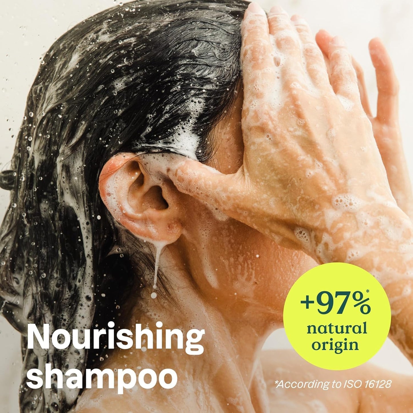 Bundle of ATTITUDE Nourishing Hair Shampoo,EWG Verified, Dermatologically Tested, Plant- and Mineral-Based, Vegan Beauty Products, Grapeseed Oil and Olive Leaves, 16 Fl Oz + Bulk Refill, 67.62 Fl Oz
