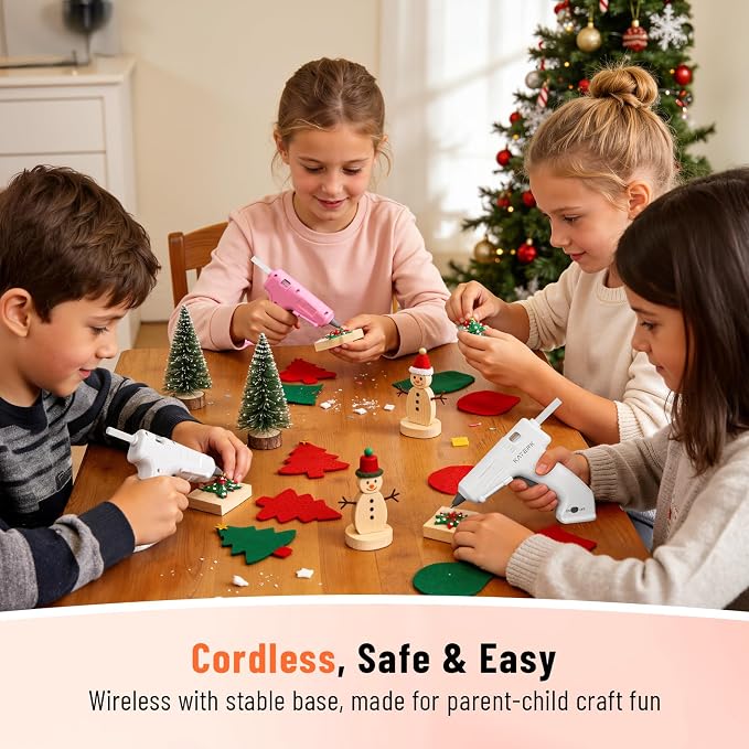 Katerk 3.7V Cordless Hot Glue Gun Kit