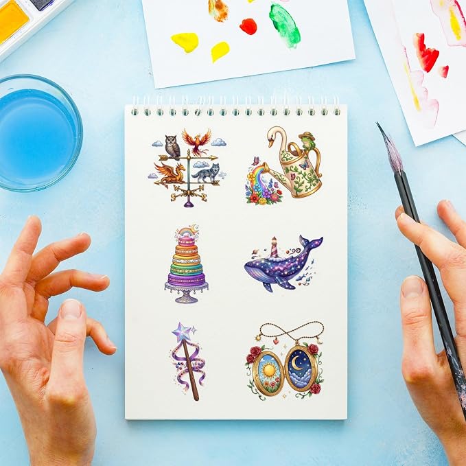 50 PCS PET Magic Witch Aesthetic Stickers