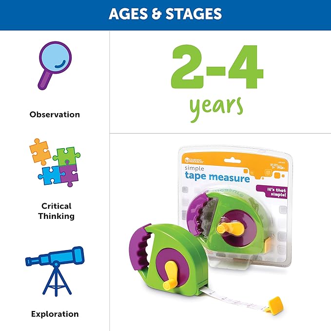 Learning Resources Simple Tape Measure