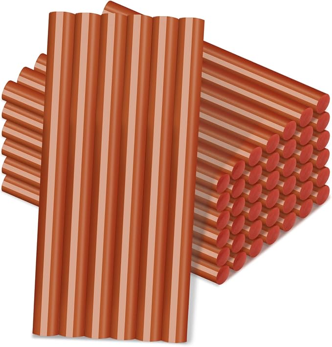Manarty Brick Red Hot Glue Stick, Adhesive EVA Glue Sticks Standard