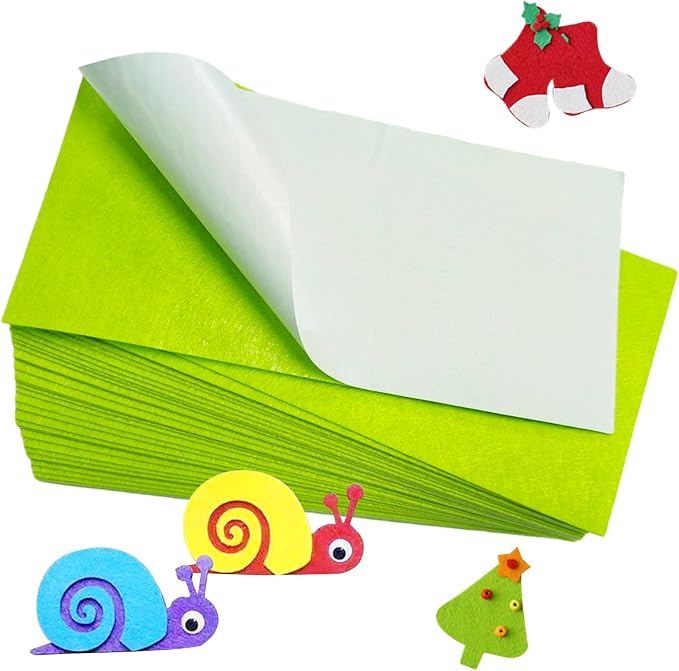Jtnohx Self Adhesive Felt Sheets, Sticky Fabric Square