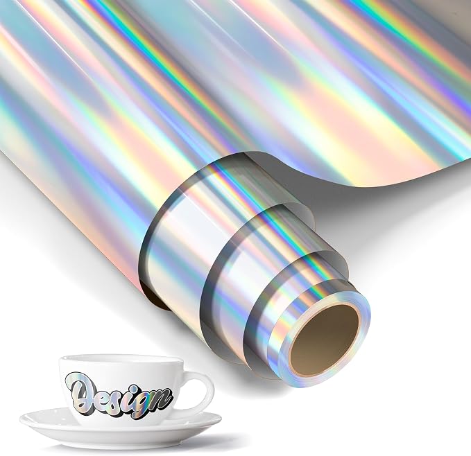 Likcut Holographic Silver Permanent Vinyl