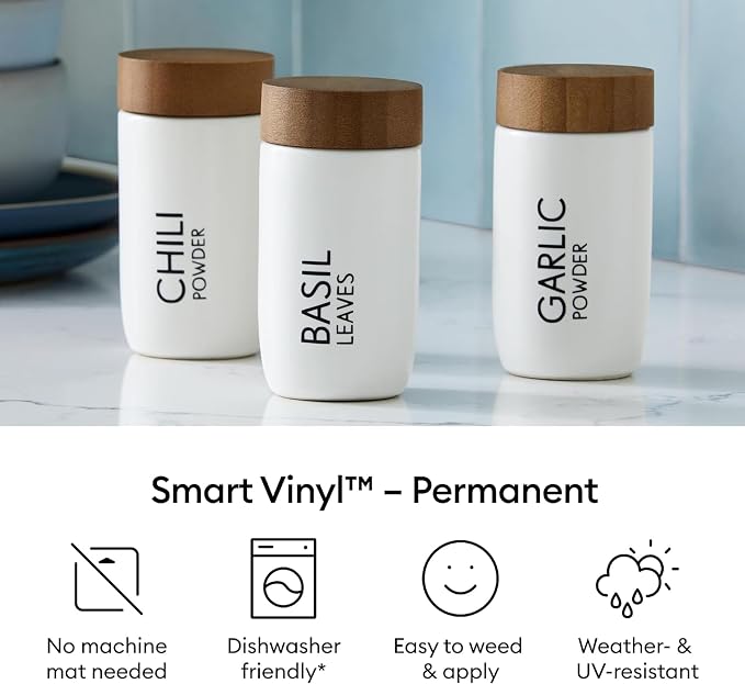 Cricut Matless Permanent Vinyl, Colorful Sampler – 13 in x 12 in