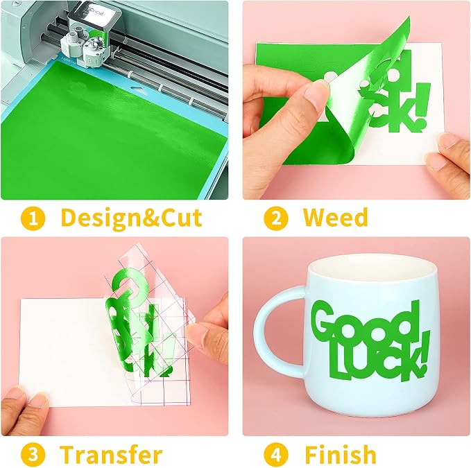 Limette Green Permanent Adhesive Vinyl Roll