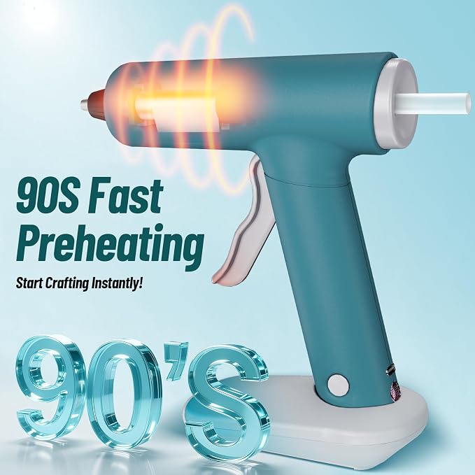 Cordless Glue Gun, Battery Powered,