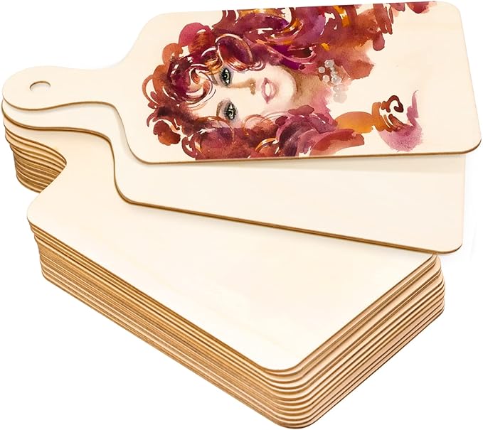 Oomcu 12 PCS Wooden Mini Cutting Board