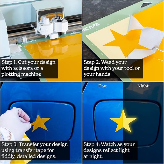 Reflective Vinyl Permanent Adhesive