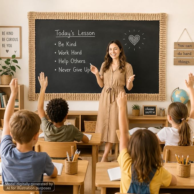 6 Rolls 40 Ft Ruffled Bulletin Board Borders Back to School Classroom Decor
