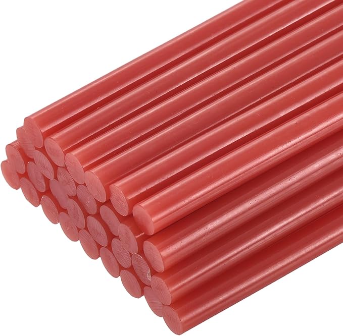 uxcell 30pcs 7mm x 200mm Full Size Hot Glue Gun Sticks 8-inch x 0.27-inch High