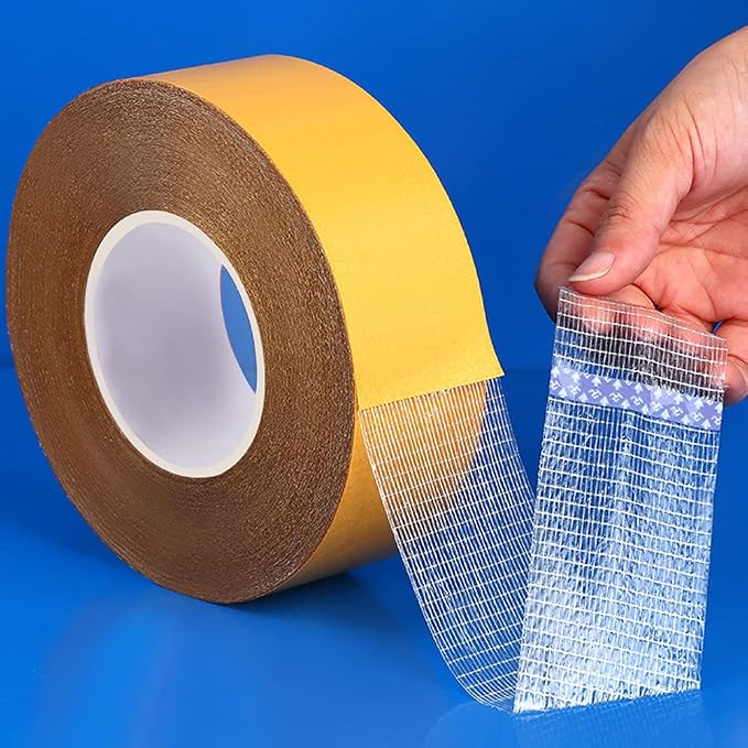 Qujianwei Double Sided Carpet Tape Heavy Duty, 2 inch x 21.9 Yards, Rug Tape |