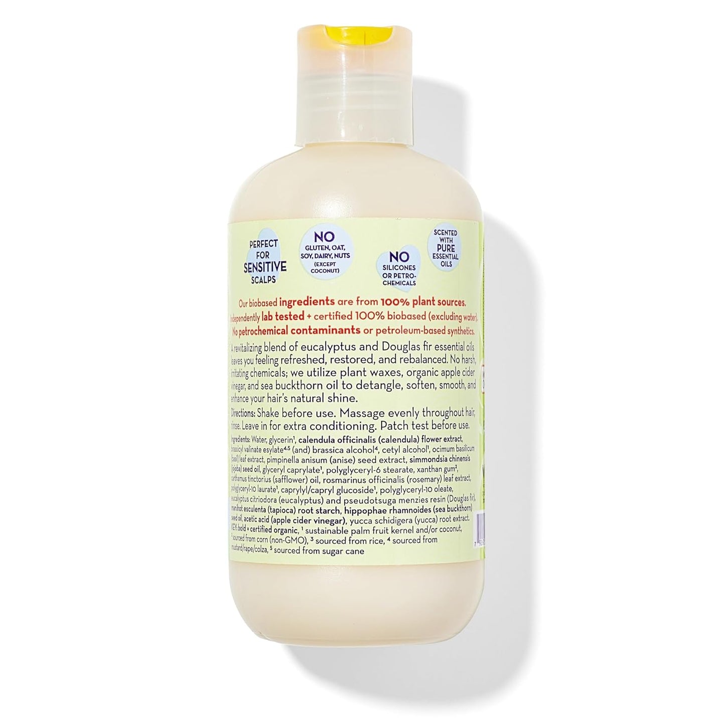 California Baby Eucalyptus Ease Hair Conditioner | 100% Plant-Based Kids Conditioner | Rinse-out or Leave in Conditioner | 251 mL / 8.5 oz