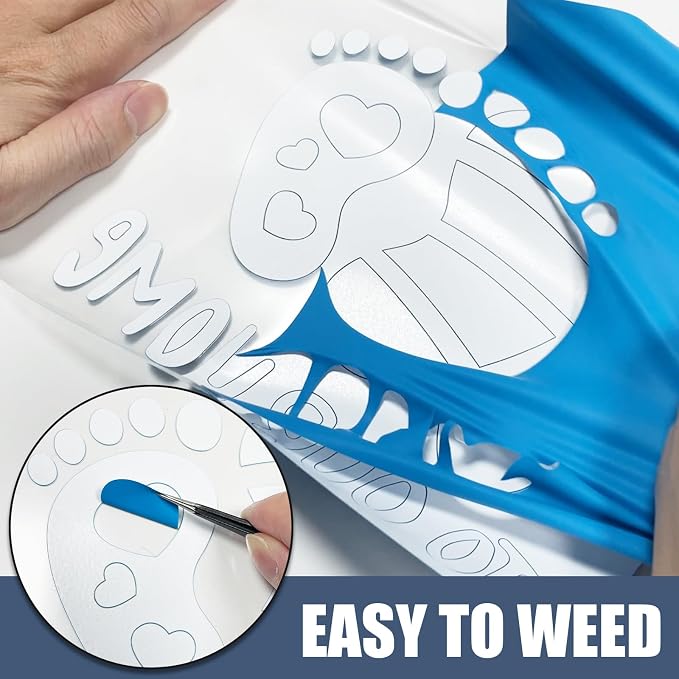 Puff Heat Transfer Vinyl, Wash No Fade, Easy Cut & Weed, Iron/Heat Press