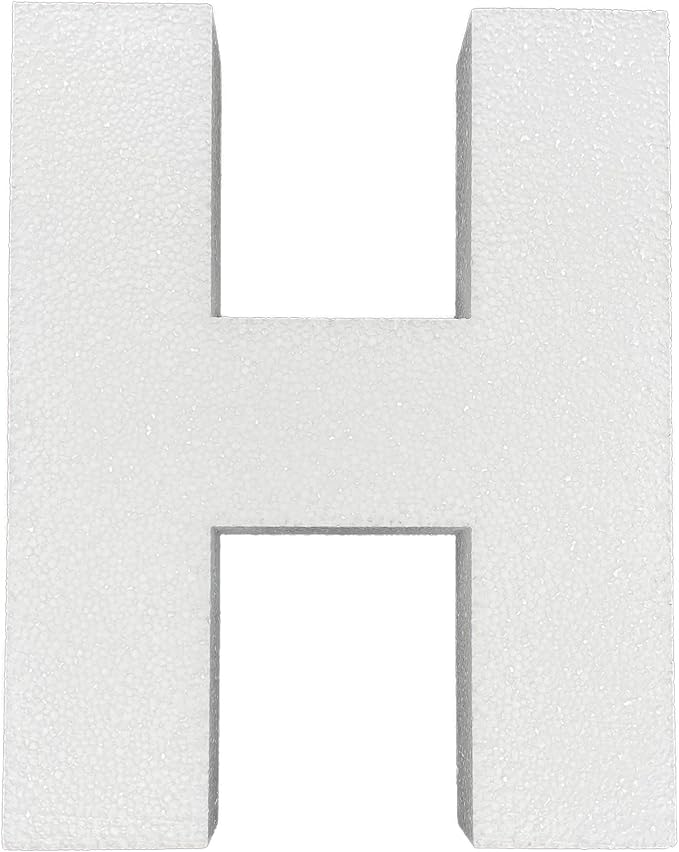 12 Inch Smooth Foam Letters