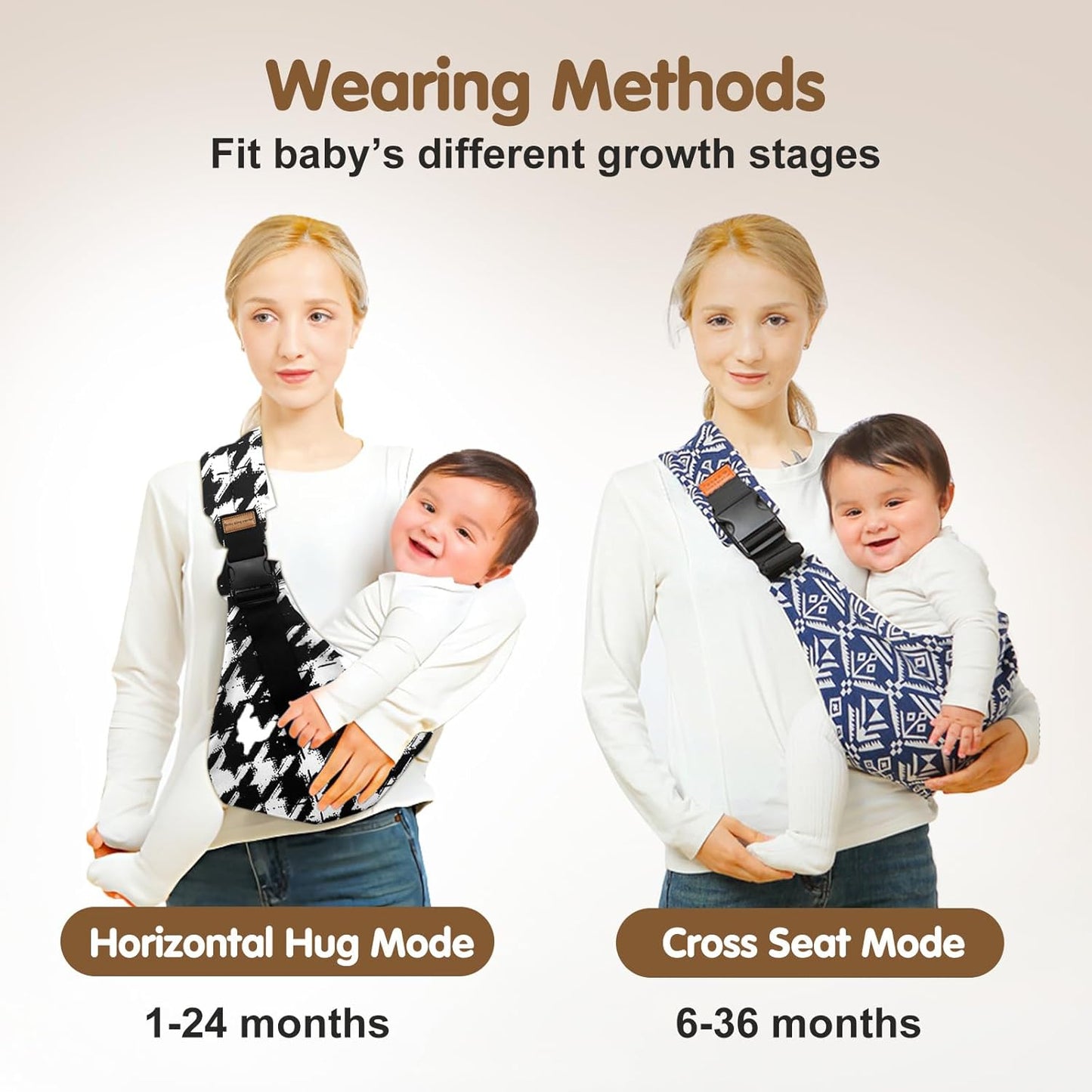 Baby Sling Carrier,Toddler Carrier, 2025 New Baby Sling,Portable and Lightweight Sling,Non-Slip Hip Seat Carrying 10-30lbs(Bluesail)