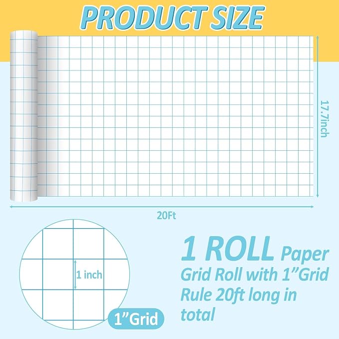 Qyeahkj Blue Checked Bulletin Board Paper Roll Blue White Bulletin Board