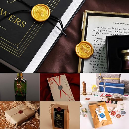 Paxcoo 26pcs Wax Seal Sticks for Stamps, Letters and Crafts