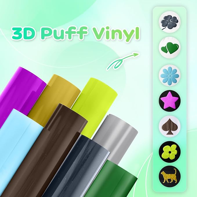 Aoder Puff Vinyl Heat Transfer