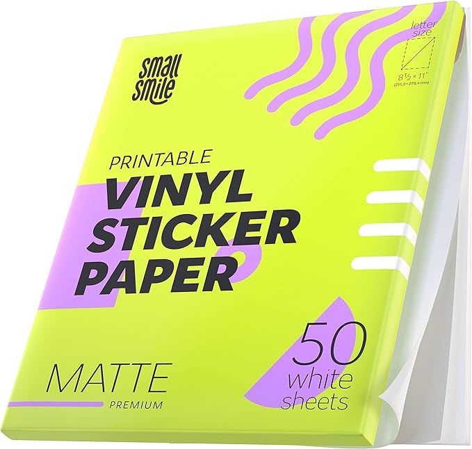 Premium Printable Vinyl Sticker Paper