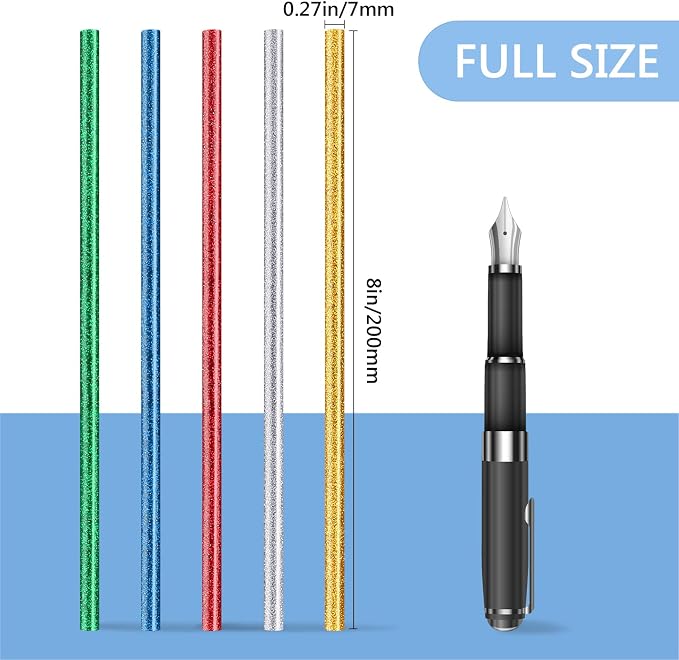 Manarty Colored Hot Glue Sticks, Glue Sticks